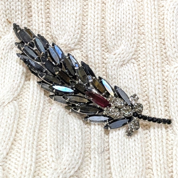 Vintage Juliana black diamond - Picture 8 of 14